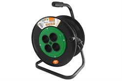 TDM Удлинитель на катушке силовой народный 4 гнезда ПВС 2200 Вт с/з, 50м УС1-42125 SQ1307-0514 - фото 93114