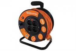 TDM Удлинитель силовой на катушке УКз16-004 (IP44 4 места/50м ПВС 3х1,5) SQ1301-0543 - фото 93139