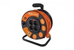 TDM Удлинитель силовой на катушке УКз16-004 (4 места/30м ПВС 3х1,5) SQ1301-0534 - фото 93150