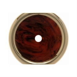 Декоративная промежуточная накладка для поворотных выключателей/кнопок, Berker Palazzo цвет: коричневый 109511 - фото 9339