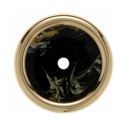 Декоративная накладка для поворотных выключателей/кнопок, Berker Palazzo цвет: Чёрный 109022 - фото 9341