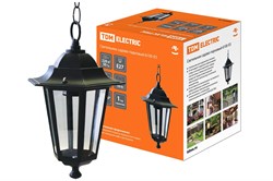 TDM Светильник 6100-05 садово-парковый шестигранник, 100Вт, подвес, черный SQ0330-0010 - фото 93683