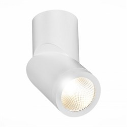 ST LUCE  ST650.532.10 Светильник потолочный Белый LED 1*10W 3000K 800Lm Ra>90 38о IP44 D60xH175 165-265V ST650.532.10 - фото 94061