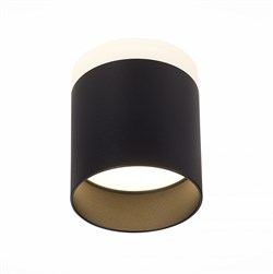 ST Luce ST102.442.12 Светильник потолочный Черный LED 1*12W 4000K 936Lm Ra>80 120° IP20 D100xH90 170-240V ST102.442.12 - фото 94067