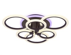 Ambrella Потолочный светодиодный светильник с пультом FA528/3+3 CF кофе 112W 580*540*120 (ПДУ РАДИО 2.4) FA528 - фото 94239