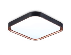 Ambrella Потолочный светодиодный светильник FZ1265 BK/PGD черный/золото розовое 18W 5000K 250*250*60 (Без ПДУ) FZ1265 - фото 94731