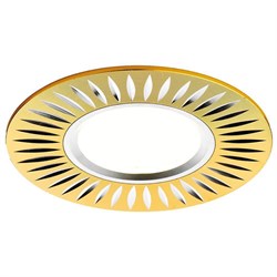 Ambrella Встраиваемый потолочный точечный светильник A507 GD/AL золото/алюминий MR16 A507 GD/AL - фото 95171