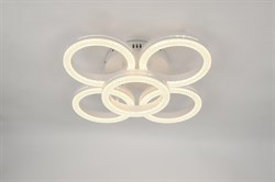 Светильник потолочный светодиодный Rivoli Juniper 6187-701 LED 75Вт 3000-6000К белый с пультом Б0068407 - фото 95338