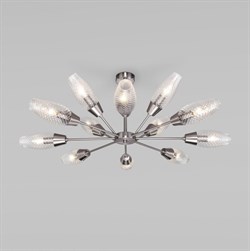 Eurosvet 60140/12 Светильник потолочный сатин-никель a055498 - фото 95382