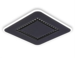 Ambrella Светильник светодиодный потолочный с пультом FL51419 BK черный 3000K/4200K/6400K 68W 488*488*40 (ПДУ ИК) FL51419 - фото 95744