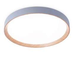 Ambrella Потолочный светодиодный светильник с пультом FZ1322 GR/LWD серый/светлое дерево IP20 60W 3000-6400K D490*80 (ПДУ ИК) FZ1322 - фото 95955