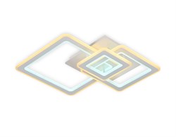 Ambrella Потолочный светодиодный светильник с пультом FA862 WH белый 79W 550*530*120 (ПДУ РАДИО 2.4) FA862 - фото 96036