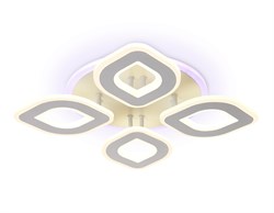 Ambrella Потолочный светодиодный светильник с пультом FA8841/4 WH белый 3000K/4200K/6400K 80W 500*500*80 (ПДУ РАДИО 2.4G) FA8841 - фото 96110