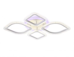 Ambrella Потолочный светодиодный светильник с пультом FA5147 WH белый 77W 680*630*90 (ПДУ РАДИО 2.4) FA5147 - фото 96235