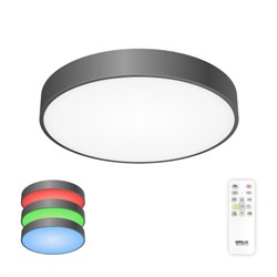 Citilux CL72470G1 Купер Черный Светильник потолочный с RGB CL72470G1 - фото 96350