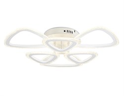 Ambrella Светильник потолочный светодиодный с пультом FA4512/3+3 WH белый 80W 4200K/3000K/6400K D640*120 (ПДУ ИК) FA4512 - фото 96438