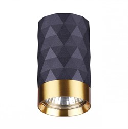 Odeon Light 4287/1C HIGHTECH ODL22 черный/золотистый/металл Потолочный светильник IP20 LED GU10 max 10W AD ASTRUM 4287/1C - фото 96502