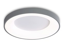 Ambrella Потолочный светодиодный светильник FZ1402 GR серый IP20 48W 3000K-6500K D500*50 (ПДУ ИК) FZ1402 - фото 96544