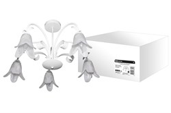 TDM Люстра НCБ-12-04-5х40 «Адель» белый 5х40Вт E14 SQ0370-0018 - фото 96965