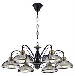 Lussole LGO Металл Черный / бронзовый Металл Люстра E27 60W LSP-9954 - фото 97507