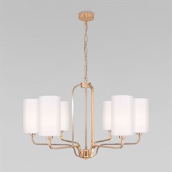 Eurosvet Подвесная люстра с абажурами 60128/6 золото a056927 - фото 97622