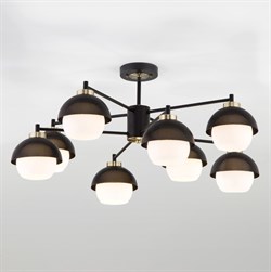 Eurosvet Потолочная люстра в стиле лофт 70106/8 черный a044935 - фото 97658