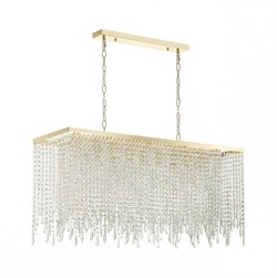 Odeon Light 5028/9A MODERN ODL23 429 золотой/прозрачный металл/хрусталь Люстра E14 9*40W CHOKKA 5028/9A - фото 97706