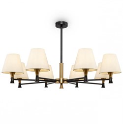 Freya Modern Черный и Латунь Люстра FR5098PL-08BBS - фото 97734