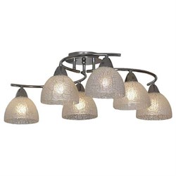 Lussole PROMO 2 Металл Хром /  Стекло Люстра E27 10W GRLSF-1603-06 - фото 97752