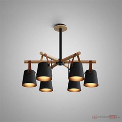 ImperiumLoft Люстра потолочная на штанге NATURA C6 black 178001-26 - фото 97809