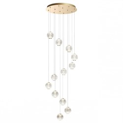 Odeon Light 5008/56L L-VISION ODL24 золотой/металл/акрил Люстра LED 56W 4000K 4651лм CRYSTAL 5008/56L - фото 97850