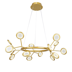 F-Promo 4253-15P, подвесная люстра, D740xH400/1100, 15xLEDx3W, 3825LM, 4000K, included 4253-15P - фото 97878