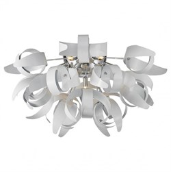 Lussole LOFT Металл Хром / белый Без плафона Люстра G9 40W LSA-5927-09 - фото 98018