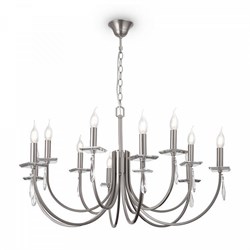Freya Crystal Никель Люстра FR1006PL-12N - фото 98077