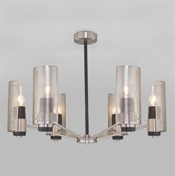 Eurosvet Потолочная люстра в стиле лофт 70139/6 никель a057945 - фото 98119