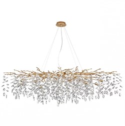 Odeon Light 4969/16 HALL ODL24 521 античн.бронза/алюмин./хрусталь Люстра G9 16*40W DELICA 4969/16 - фото 98157