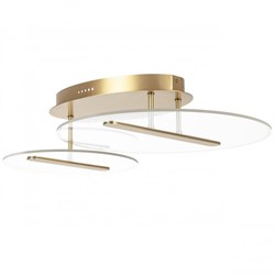 Lightstar 738053 Люстра ACRILE 33W LED 2691LM 120G ЗОЛОТО 3000K 738053 - фото 98159