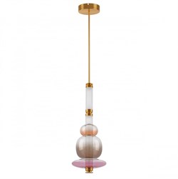 Lightstar 737540  2КОР! Люстра EMISFERO LED 4х6W 1200LM ЗОЛОТО/МУЛЬТИКОЛОР 3000K 737540 - фото 98328