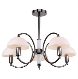 Lussole LGO Металл Черный хром /  Стекло Люстра E14 GRLSP-8084 - фото 98443