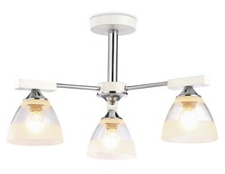 Ambrella Подвесная люстра TR9091/3 WH/CH белый/хром E27*3 max 40W D570*270 TR9091 - фото 98599