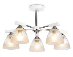 Ambrella Подвесная люстра TR9093/5 WH/CH белый/хром E27*3 max 40W D570*270 TR9093 - фото 98612