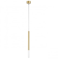 Lightstar 747143 Люстра TUBO LED 5W 280LM 360G ЗОЛОТО 4000K 747143 - фото 98665