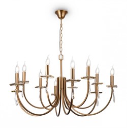 Freya Crystal Золото Люстра FR1006PL-12G - фото 98697