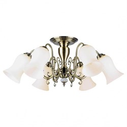 Lussole LGO Металл Бронзовый /  Стекло Люстра E14 40W LSP-8026 - фото 98947