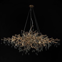 LOFT IT 10067/1500 GB Подвесная люстра Bijout, шт 10067/1500 GB - фото 99212