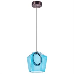 Lightstar 796115 Люстра CARAMELLO LED 6W 110LM КОФЕЙНЫЙ/ГОЛУБОЙ 3000K, шт 796115 - фото 99259