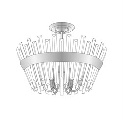 Citilux CL307160 Вестерос Хром Св-к Люстра CL307160 - фото 99426