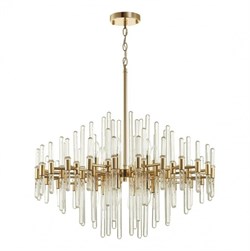 Odeon Light 4988/12 HALL ODL22 387 золотой/стекло Люстра E14 12*40W STIKA 4988/12 - фото 99627