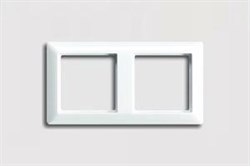 Рамка двойная, для горизонтального/вертикального монтажа Jung AS 500 Белый as582ww - фото 9965