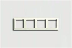 Рамка четверная, для горизонтального/вертикального монтажа Jung AS 500 Белый as584ww - фото 9967